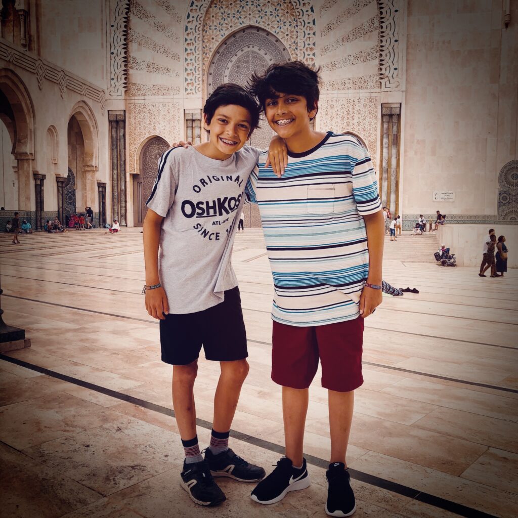 Esplanade de la Mosquée Hassan II à Casablanca