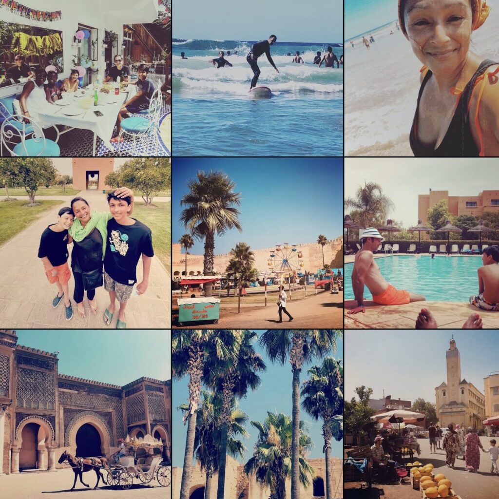 Instagram Virginie au Maroc